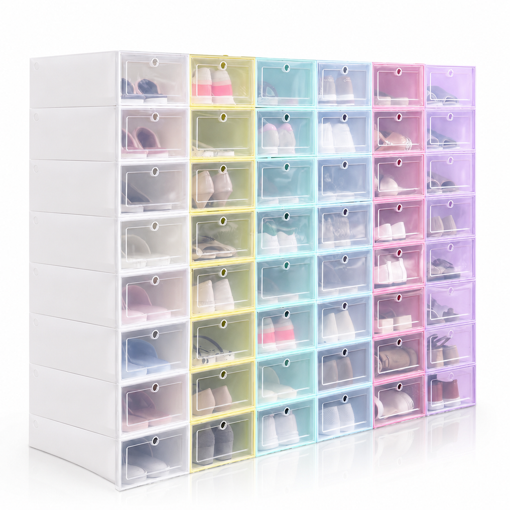 Pack de 6 Cajas de Zapatos Organizadoras